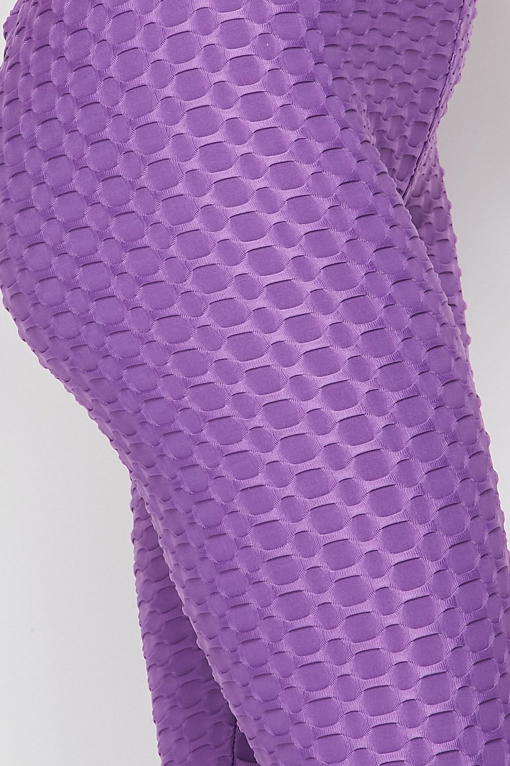 High Waist Luxury Scrunch Butt Lifting Leggings - Purple