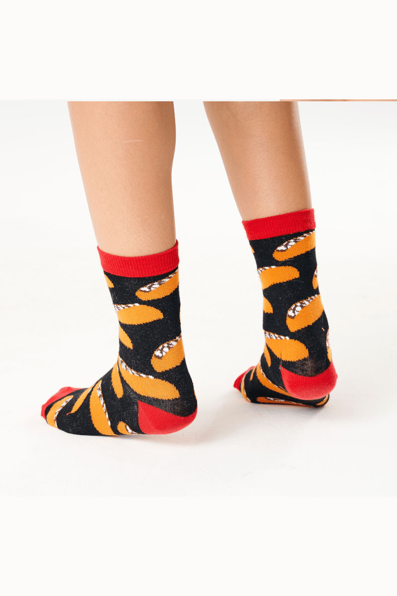 Women's Red Tube Super Soft Colorful Cozy Socks
