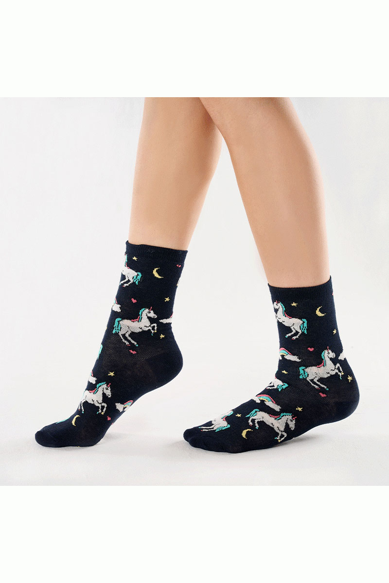 Women's Unicorn Super Soft Cotton Socks