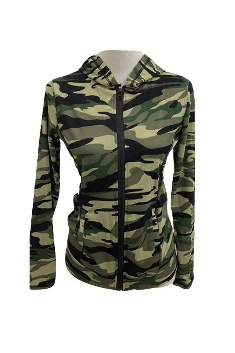 Hooded Active Jacket – Camo-1 - Entire Sale