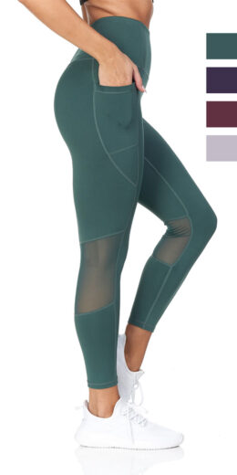 7/8 Cropped Active Leggings with Pocket