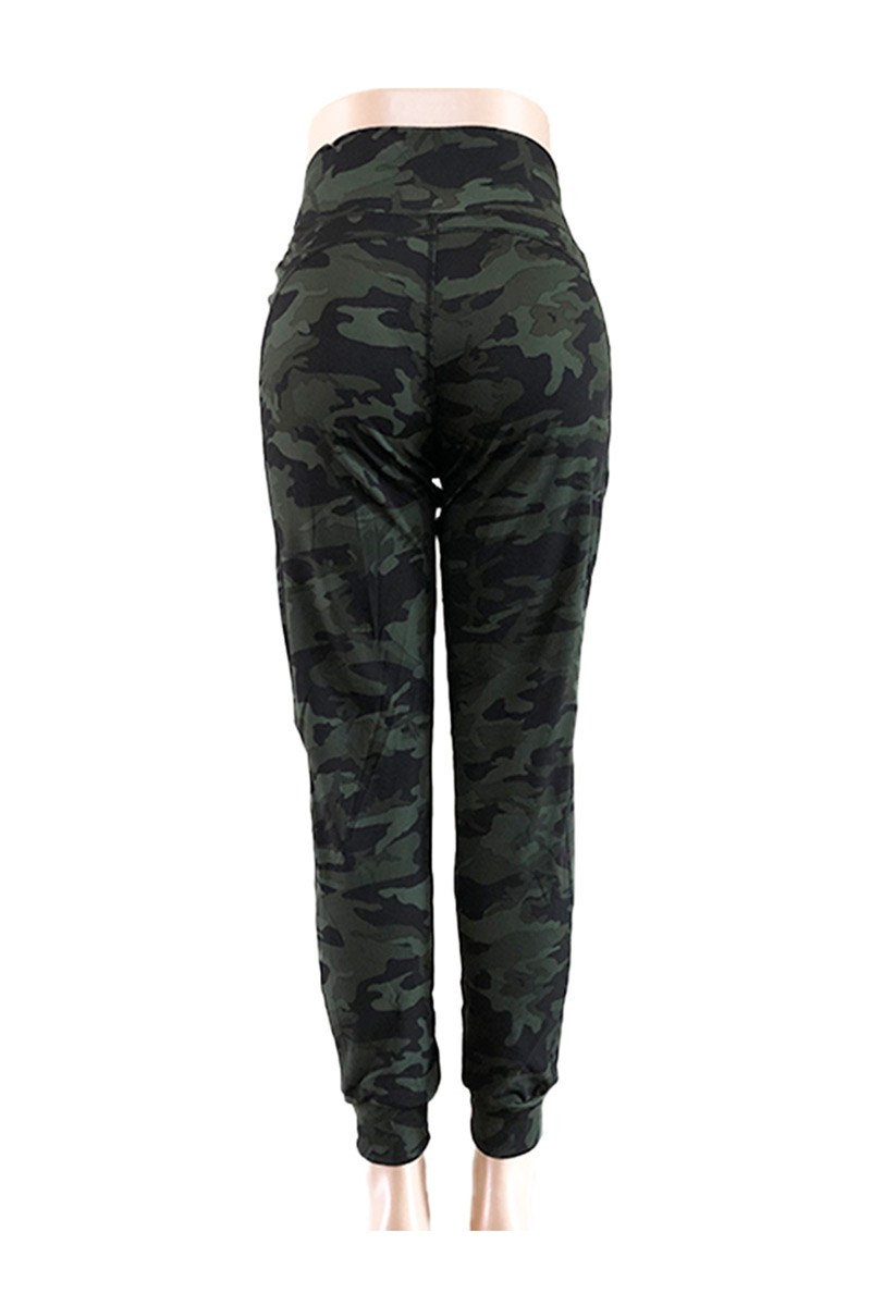 High Waist Joggers with Pocket Detail