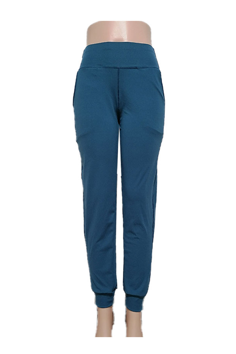 High Waist Joggers with Pocket Detail