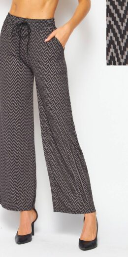 Button Detail Fur Lined Scuba Pants - Burgundy