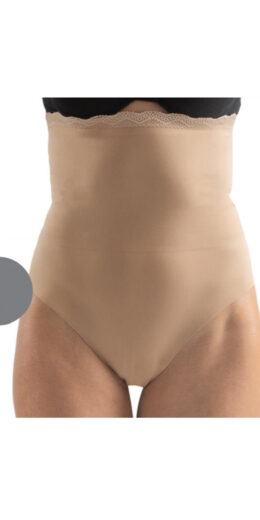 Adj Straps Scuba Bodysuit Lace Trim On Leg - Nude