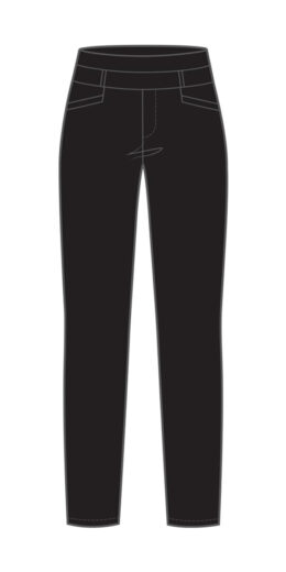 Ladies Treggings with Double Waistband and Angle Pockets