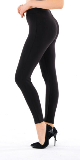 Ladies Treggings with Double Waistband and Angle Pockets