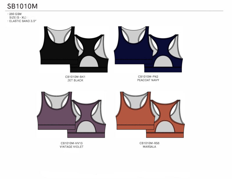 Racerback Active Cropped Top