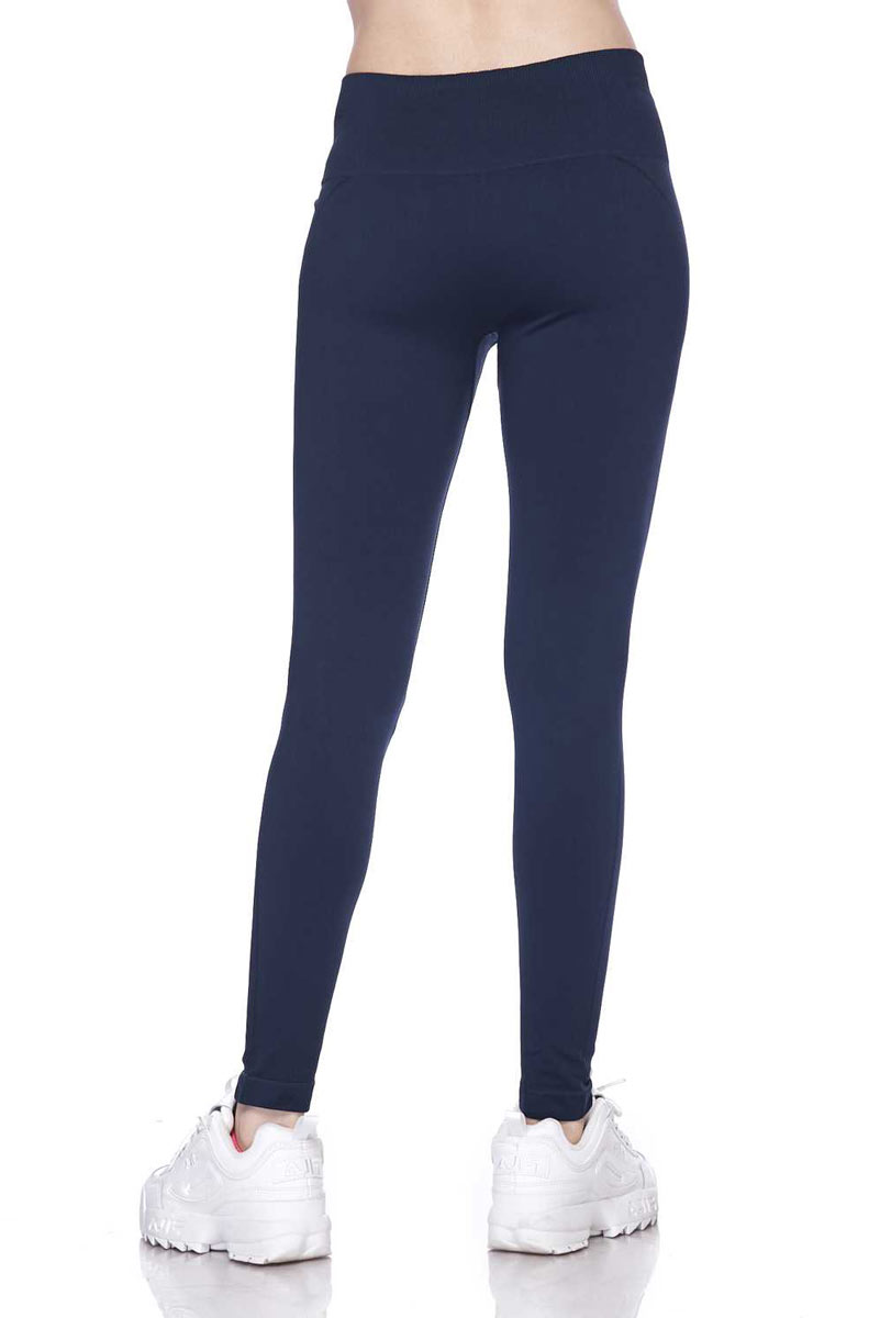 Solid Stretch Seamless Leggings