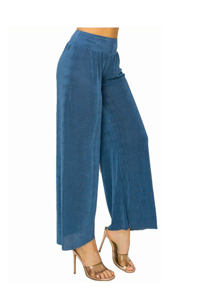 Shimmer Slinky Jersey Wide Pants