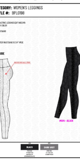 Women's Full Length Leggings with Hidden Pocket And Print