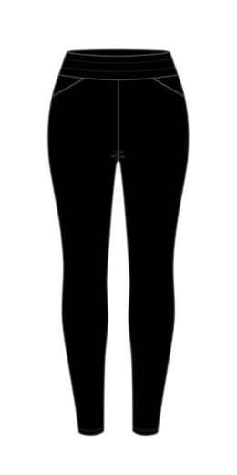 Single Brushed Elastic Slimming Tight Pants - JSP-2448
