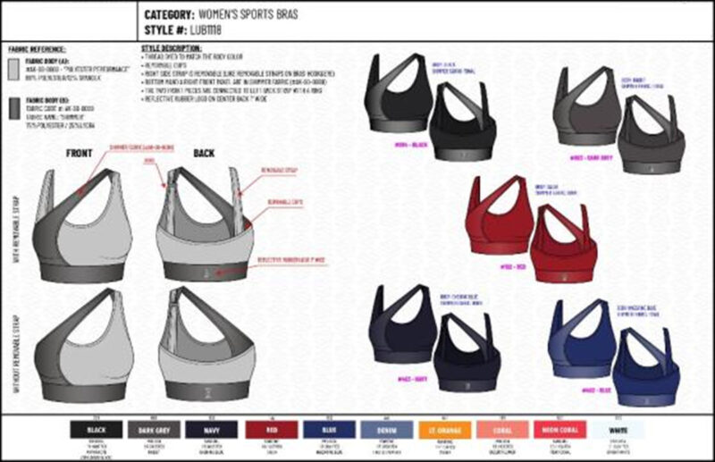 Bra with Removable Strap