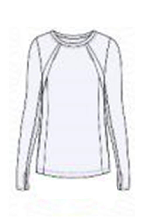 Long Sleeve With Small Openings Below Neckline