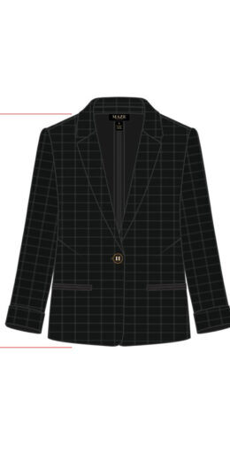 25 Inch Casuel Fashion Suit - Black